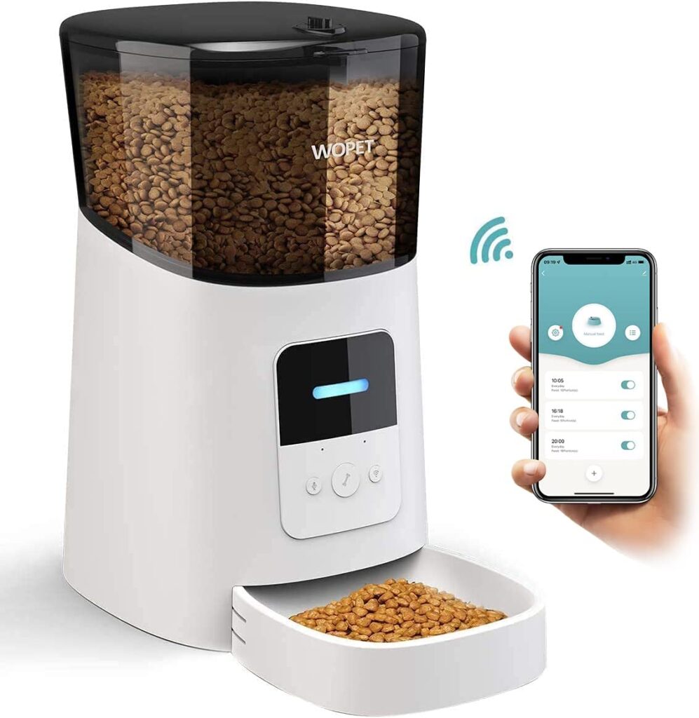 WOPET 6L Automatic Cat Feeder with Wi-Fi